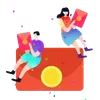 भाग्यशाली चक्र घुमाउनुहोस् welfare icon
